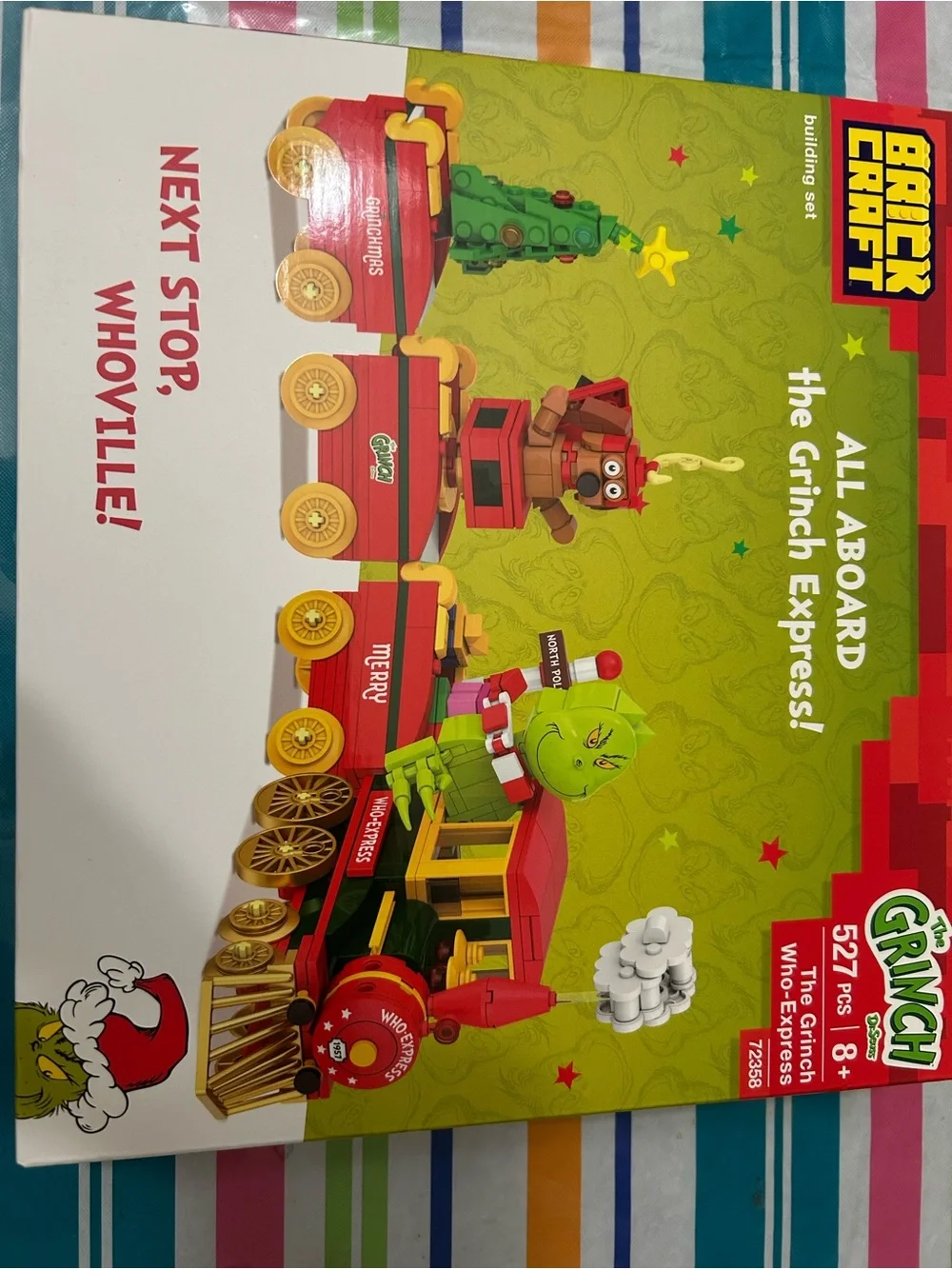 NWT brick craft building set (Bundle) peanuts, cinnamoroll and grinch express
